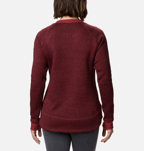 Columbia Chillin Sweaters Red For Women's NZ27634 New Zealand